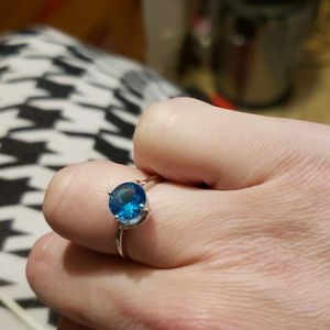 Beautiful blue ring